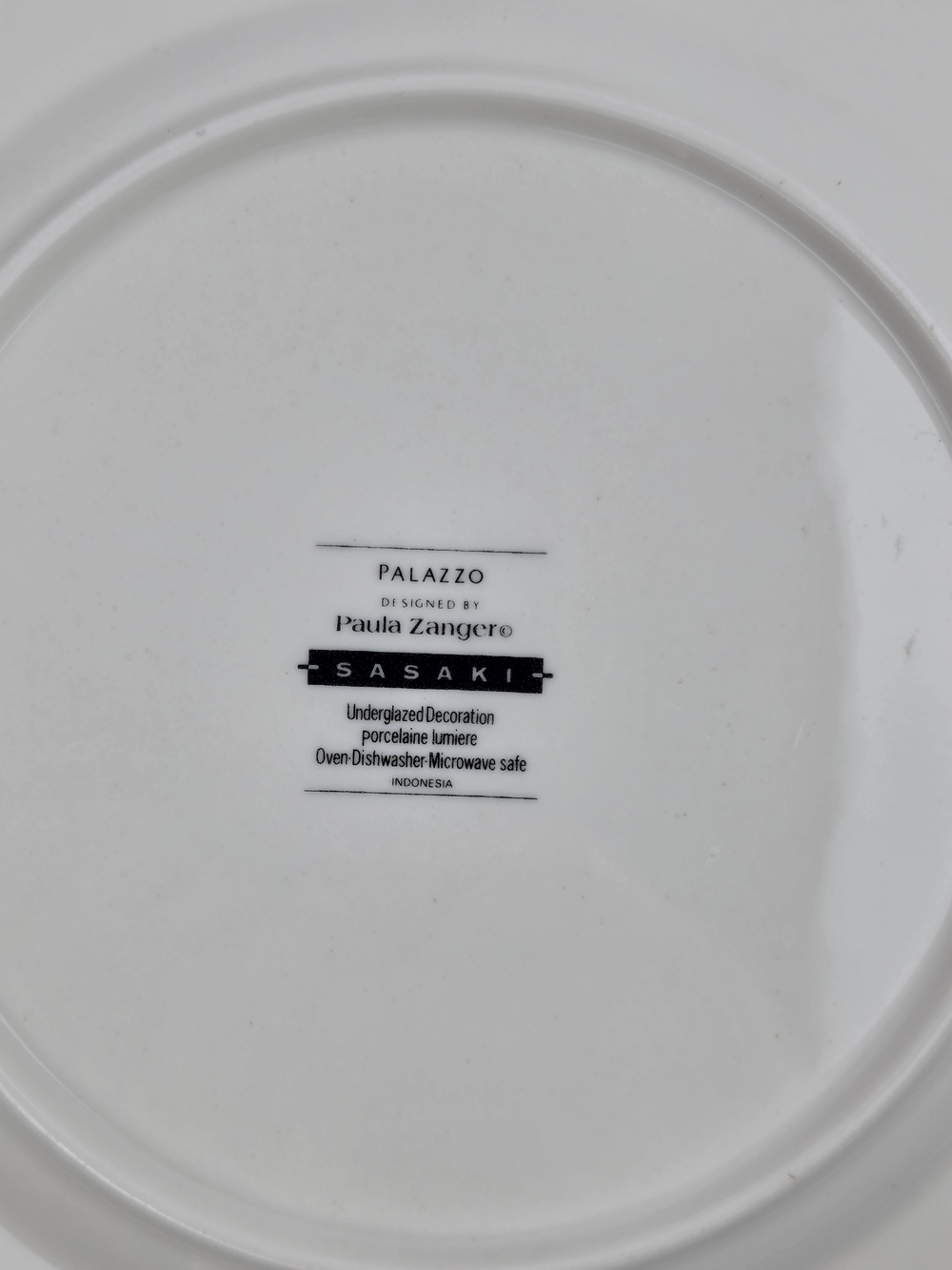 Sasaki Palazzo Paula Zangero Porcelain Salad Plate - Picture 4 of 5